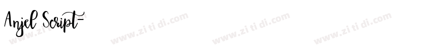 Anjel Script字体转换